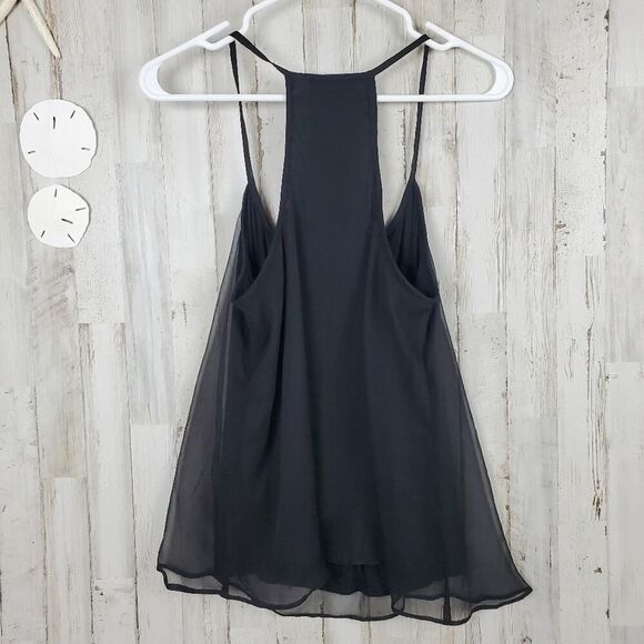 American Eagle Outfitters Beaded Tank Top Black Small - Picture 4 of 10